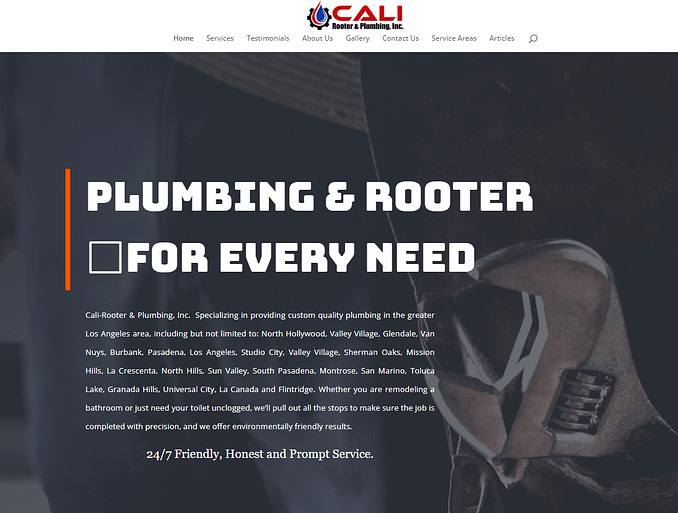 HOME Page - Local Service -- Plumbing