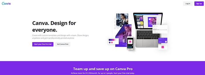 HOME Page - Products -- Canva