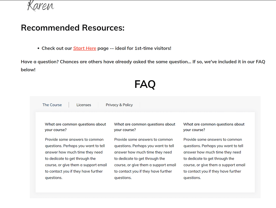 Contact Page Example #2