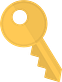 Gold Key Icon