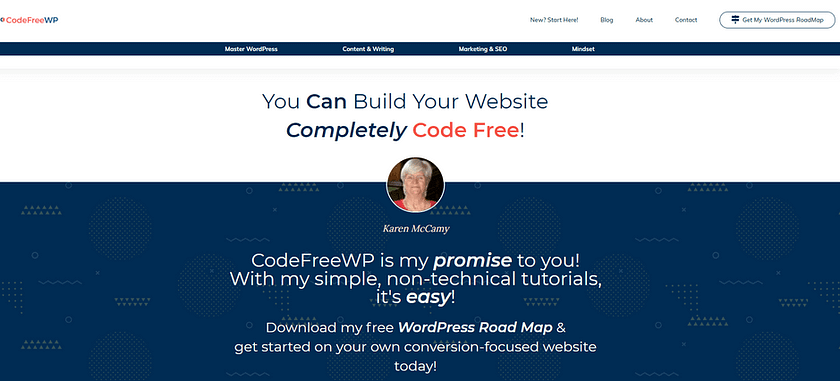HOME Page - Solopreneur -- CodeFreeWP